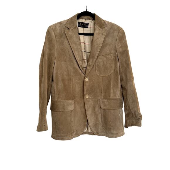 Loro Piana Men's Tan Suede Jacket - Picture 1 of 5